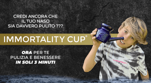 IMMORTALITY CUP® - Il Lavaggio Nasale che ti Cambia la Vita